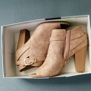 Taupe Booties perfect for fall season